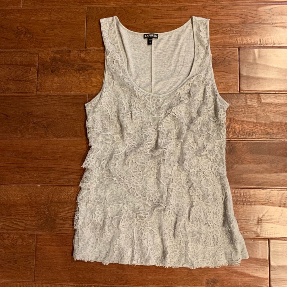 Express Layered Lace Tank